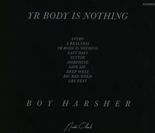 Boy Harsher: Yr Body Is Nothing, CD