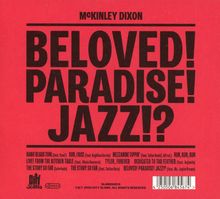 McKinley Dixon: Beloved! Paradise! Jazz!?, CD