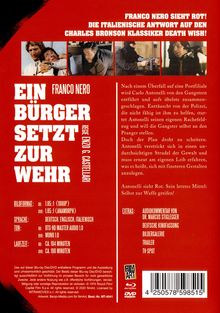 Ein Bürger setzt sich zur Wehr (Blu-ray), 1 Blu-ray Disc und 1 DVD