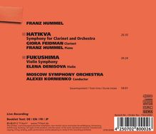 Franz Hummel (1939-2022): Hatikva - Symphonie für Klarinette &amp; Orchester, CD