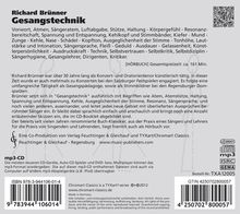 Richard Brünner: Gesangstechnik, MP3-CD