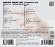 Werner Schneyder: Ich bin konservativ (Live), 2 CDs