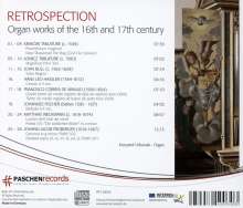 Krzysztof Urbaniak - Retrospection (Orgelwerke aus dem 16. &amp; 17. Jahrhundert), CD