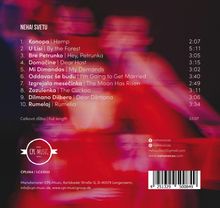 Albumtitel: NEHA! SVETU. Liedliste, zehn Titel mit Zeitangaben. Hintergrund: Verschwommene, rote und violette Figuren. Logo: CPL MUSIC.