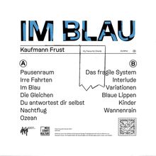 Kaufmann Frust: Im Blau (Limited Numbered Edition), LP
