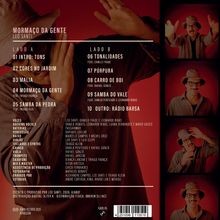 Album mit Titeln von Leo Santi. Cover zeigt vier Bilder einer Person mit Brille und Hut vor rotem Hintergrund.