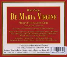 Moscow State Academic Choir - De Maria Virgine, CD