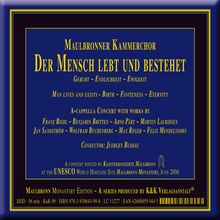 Maulbronner Kammerchor  - Der Mensch lebt und bestehet, CD