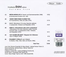 Friedhelm Döhl (1936-2018): Medea-Monolog für Sopran &amp; Kammerensemble, CD