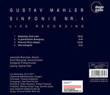 Gustav Mahler (1860-1911): Symphonie Nr.4, CD