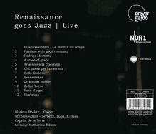 Capella de la Torre - Renaissance goes Jazz, CD