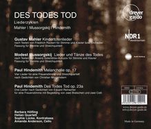 Barbara Höfling - Des Todes Tod (Liederzyklen), CD
