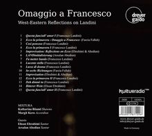 Francesco Landini (1325-1397): Omaggio a Francesco - West-Eastern Refelctions on Landini, CD