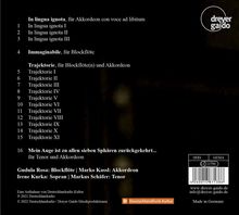 Violeta Dinescu (geb. 1953): Trajektorie für Blockflöte &amp; Akkordeon, CD