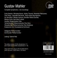 Gustav Mahler (1860-1911): Symphonien Nr.1-10, 10 CDs und 4 Super Audio CDs