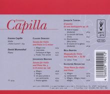 Erasmo Capilla, Violine, CD