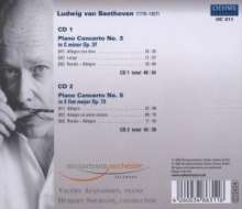 Ludwig van Beethoven (1770-1827): Klavierkonzerte Nr.3 &amp; 5, 2 CDs
