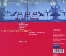 Stefanie Schumacher - Unanswered Questions, CD