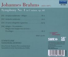 Johannes Brahms (1833-1897): Symphonie Nr.1, CD