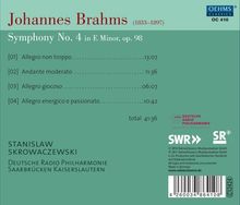 Johannes Brahms (1833-1897): Symphonie Nr.4, CD