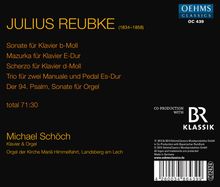 Julius Reubke (1834-1858): Sämtliche Klavier- und Orgelwerke, CD