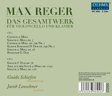 Max Reger (1873-1916): Sämtliche Werke für Cello &amp; Klavier, 2 CDs