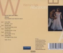 Werner Egk (1901-1983): Abraxas (Faust-Ballett nach Heinrich Heine), CD