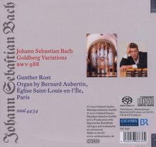 Johann Sebastian Bach (1685-1750): Goldberg-Variationen BWV 988 für Orgel, Super Audio CD