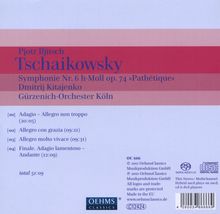 Peter Iljitsch Tschaikowsky (1840-1893): Symphonie Nr.6, Super Audio CD