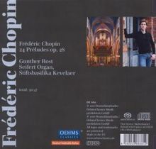 Frederic Chopin (1810-1849): Preludes Nr.1-24 (Orgelversionen), Super Audio CD