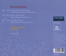 Felix Mendelssohn Bartholdy (1809-1847): Klavierwerke zu 4 Händen, CD