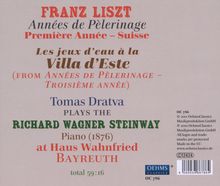 Franz Liszt (1811-1886): Annees de Pelerinage (1.Jahr:Schweiz), CD