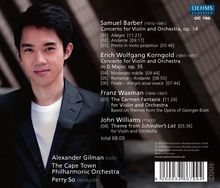Alexander Gilman spielt Violinkonzerte, CD