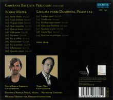 Giovanni Battista Pergolesi (1710-1736): Stabat Mater, CD