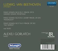 Ludwig van Beethoven (1770-1827): Klaviersonaten Nr.8,14,17, CD
