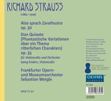 Richard Strauss (1864-1949): Also sprach Zarathustra op.30, CD