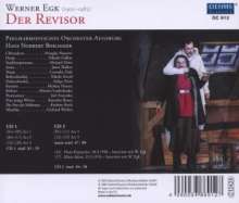 Werner Egk (1901-1983): Der Revisor (Komische Oper in 5 Akten), 2 CDs
