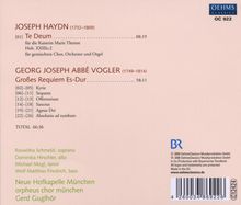 Georg Joseph Vogler (1749-1814): Requiem Es-Dur, CD