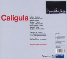 Detlev Glanert (geb. 1960): Caligula (Oper), 2 CDs