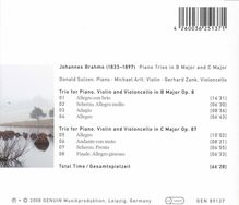 Johannes Brahms (1833-1897): Klaviertrios Nr.1 &amp; 2, CD