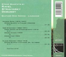 Maurice Ravel (1875-1937): Streichquartett F-dur, CD