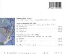 Michael Dinnebier - Russian Violin Sonatas, CD
