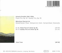 Antonin Dvorak (1841-1904): Klaviertrios Nr.3 &amp; 4 (op.65 &amp; 90), CD