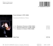 Franz Schubert (1797-1828): Wandererfantasie D.760, CD