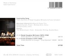 Inspired by Song - Klavierquintette von Vaughan Williams &amp; Schubert, CD