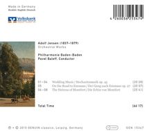 Adolf Jensen (1837-1879): Orchesterwerke, CD