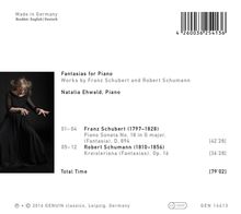 Natalia Ehwald - Fantasias for Piano, CD
