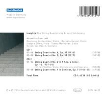 Arnold Schönberg (1874-1951): Streichquartette Nr.1-4, 2 CDs