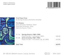 George Enescu (1881-1955): Klaviertrio Nr.1, CD