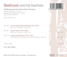 Philharmonisches Streichtrio Dresden - Beethoven and his teachers, CD